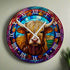 BooBoo Highland Cow Suncatcher Effect Clock